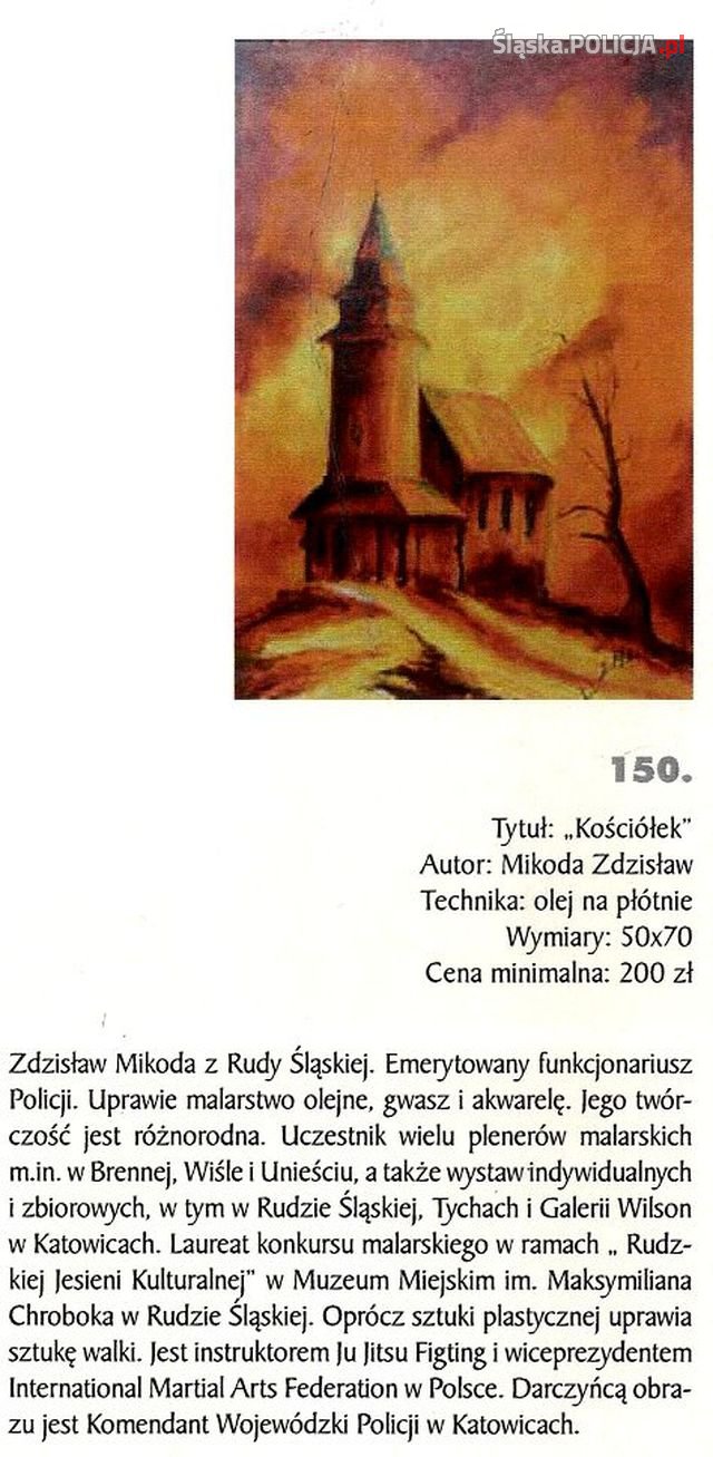 obraz Zdzisława Mikoda-,,Kościółek"