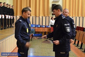 Policjanci ze Śląska podczas wręczania nagród