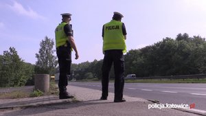 Policjanci w trakcie działań Bezpieczny Weekend