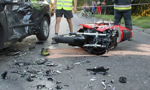 Wypadek motocyklowy sierpień 2016