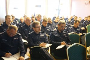 Narada kadry kierowniczej śląskiego garnizonu policji