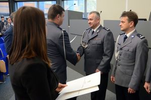 Wręczenie medali w Komendzie Wojewódzkiej Policji w Katowicach