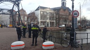 Zdjęcie z wizyty Śląskiego Komendanta Wojewódzkiego Policji w Holandii