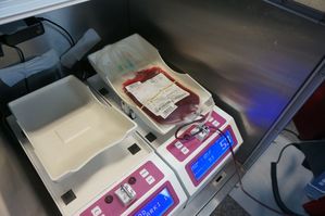 Akcja honorowej zbiórki krwi pod komendą