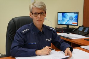 nadkom. Magdalena Wija - I Zastępca Komendanta Powiatowego Policji w Wodzisławiu Śląskim