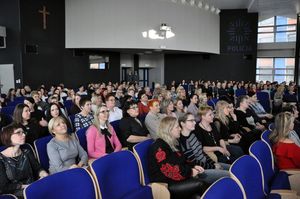 Akademia z okazji Dnia Kobiet w KWP w Katowicach.