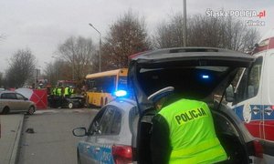 Wypadki z udziałem autobusów w województwie śląskim