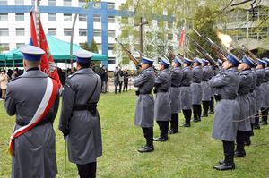 Obchody 77 rocznicy zbrodni katyńskiej - Grób Policjanta Polskiego, Katowice 21.04.2017 r