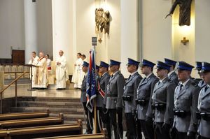 Msza święta i uroczysta zbiórka z okazji Święta Policji 24 lipca 2017 r.