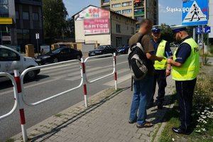 policjanci województwa śląskiego podczas działań NURD