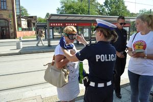 policjanci podczas działań