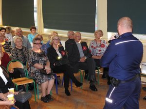 Wojkowickie Dni Seniora - policyjna prelekcja dla seniorów
