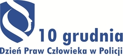 grafika z napisem 10 grudnia dzień praw człowieka w policji