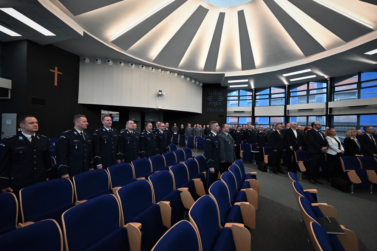 Odprawa roczna Śląskiej Policji Wiadomości Policja Śląska