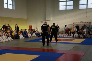 Mikołajkowy turniej judo z będzińskimi policjantami