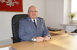 Pierwszy Zastępca Komendanta Miejskiego Policji w Chorzowie młodszy inspektor Piotr Sielecki