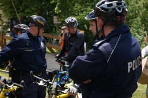 Policjanci z Polski, Czech i Słowacji na Trójstyku