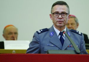 Przemówienie Komendanta Miejskiego Policji w Częstochowie.