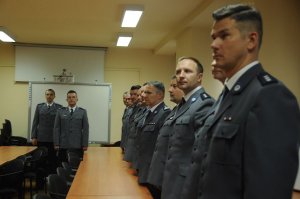 Wprowadzenie naczelnika  Wydziału do Walki z Przestępczością Gospodarczą KMP w Katowicach