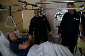 Policjanci z Komisariatu Policji w Krzyżanowicach ranni podczas wypadku samochodowego