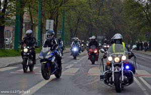 Parada motocyklistów w Tychach