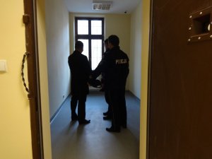 Komisariat I Policji w Zabrzu - wizytacja insp. Piotra Kuci