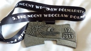 Medal 5 PKO Nocny Wrocław Półmaraton