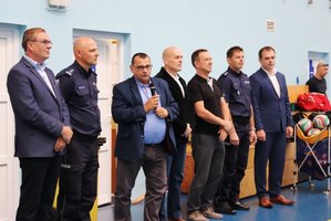Przemówienie starosty na uroczystym otwarciu Mistrzostw Polski Policji w Piłce Siatkowej