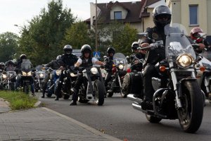 Żorska parada motocyklistów