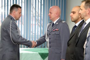 Komendant Wojewódzki Policji w Katowicach składa podziękowania Komendantowi Miejskiemu Policji w Żorach