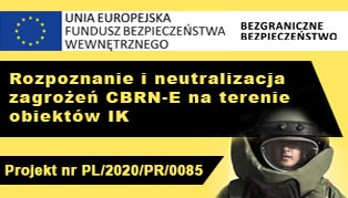 Rozpoznanie i neutralizacja zagrożeń CBRN-E na terenie obiektów IK