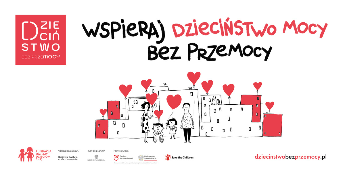 Grafika do kampanii Dzieciństwo bez przemocy