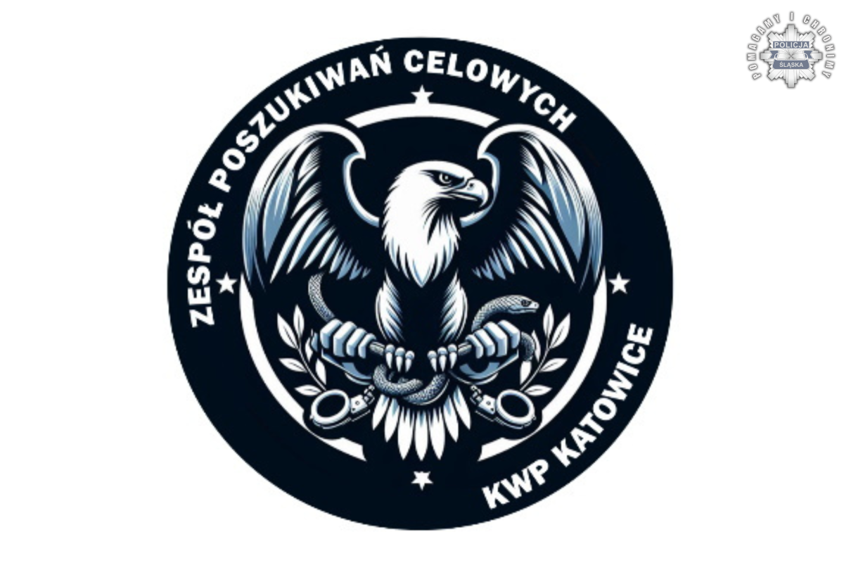 Logo Zespołu Poszukiwań Celowych Komendy Wojewódzkiej Policji w Katowicach