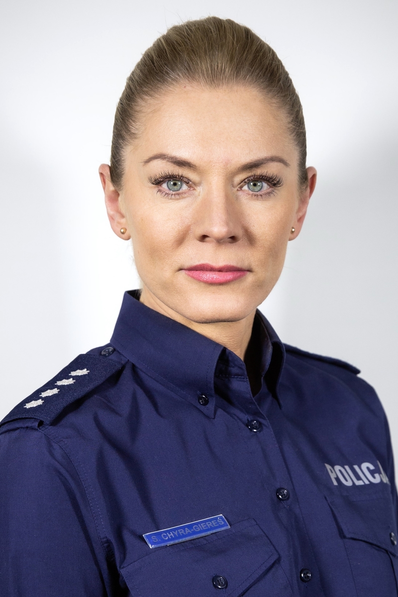 nadkomisarz Sabina Chyra-Giereś na zdjęciu portretowym