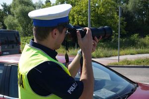 Policjanci z KMP w Rudzie Śląskiej podczas działań PASY