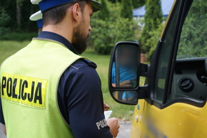 Policjanci z KMP w Rudzie Śląskiej podczas działań PASY