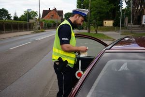 Policjanci z KMP w Rudzie Śląskiej podczas działań PASY