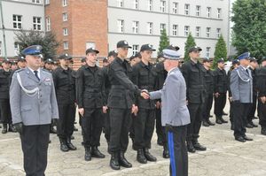 Uroczystość ślubowania nowych policjantów