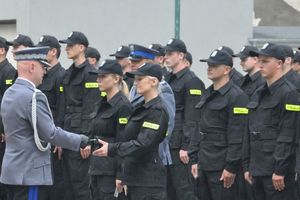 Uroczystość ślubowania nowych policjantów