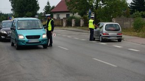 Policjanci z Myszkowa podczas akcji