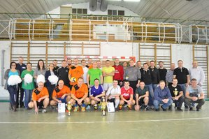 Mistrzostwa Wydziałów KWP w Katowicach w halowej piłce nożnej