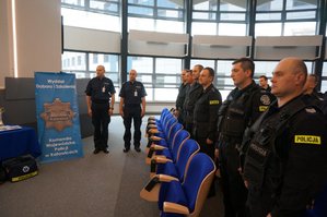 Wręczenie nagród zwycięzcom Eliminacji do IV Ogólnopolskich Zawodów Ratowników Policyjnych z Kwalifikowanej Pierwszej Pomocy
