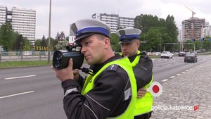 Policjanci z Katowic oraz z Cieszyna podczas wojewódzkich działań &quot;Prędkość&quot;