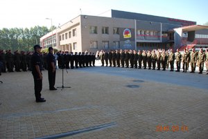 Zdjęcia z inauguracji roku szkolnego ze śląską drogówką