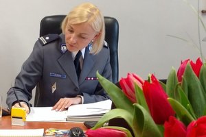 podinsp. Gabriela Socha - Naczelnik Gabinetu Komendanta Wojewódzkiego Policji w Katowicach