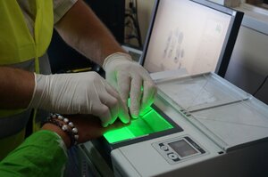 daktyloskopia zatrzymanej