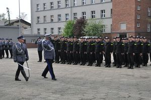 Ślubowanie nowo przyjętych policjantów 24 kwietnia 2018 roku,