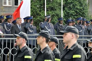 Ślubowanie nowo przyjętych policjantów 24 kwietnia 2018 roku,