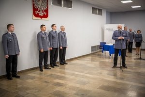 Generał Krzysztof Justyński przemawia podczas uroczystości