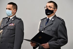 Komendant Wojewódzki Policji w Katowicach oraz Przewodniczący Związków Zawodowych.